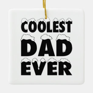 Funny Coolest Pappa Fars dag någonsin Ornament