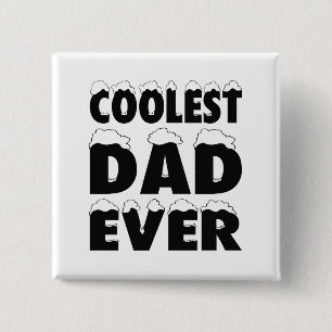 Funny Coolest Pappa Fars dag någonsin PIN-knapp Knapp