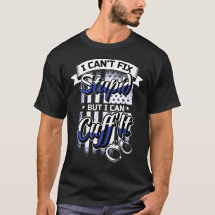 Funny Cop Gift - Handcuffs Police Tillsatta lagar_ T Shirt