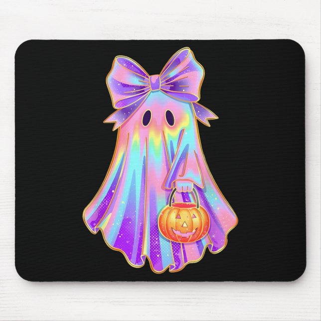 Funny Coquette Bow Ghost Pumpkin Halloween Soky Se Musmatta (Framsidan)