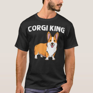 Funny Corgi Art För manar Pappa Welsh Corgi Hund A T Shirt
