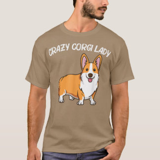 Funny Corgi Art for Women Mamma Welsh Corgi Hund A T Shirt