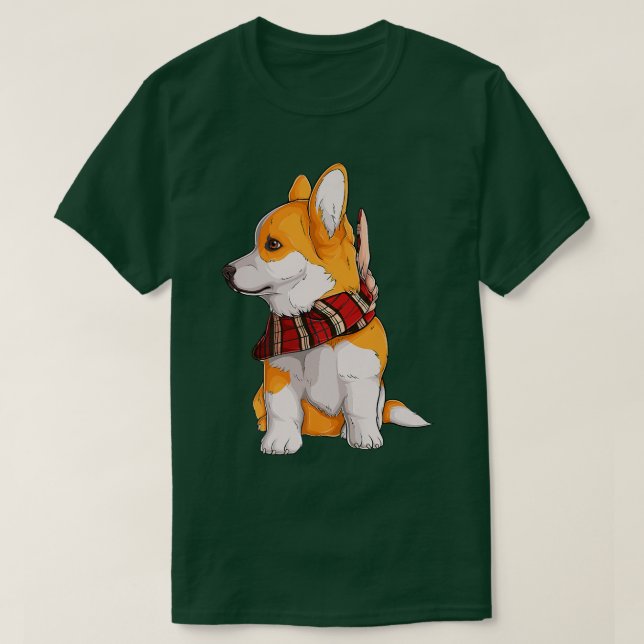 Funny Corgi Dog Lover Owner692 T Shirt (Design framsida)
