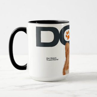 Funny Corgi DOGS Modern Two-Tone Mug - Our Oldest Mugg