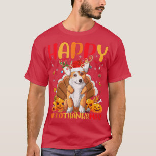 Funny Corgi Hund älskare Lycklig Corgi Hellothanks T Shirt
