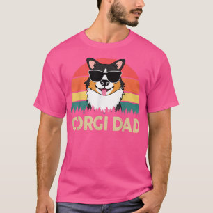 Funny Corgi Pappa Pembroke Welsh Tricolor Corgi Gi T Shirt