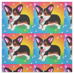 Funny Corgi Puppy Hund Tyg