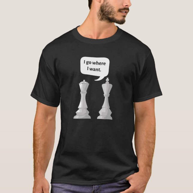 Funny Corny Dad Joke Design For Chess Players T Shirt (Framsida)