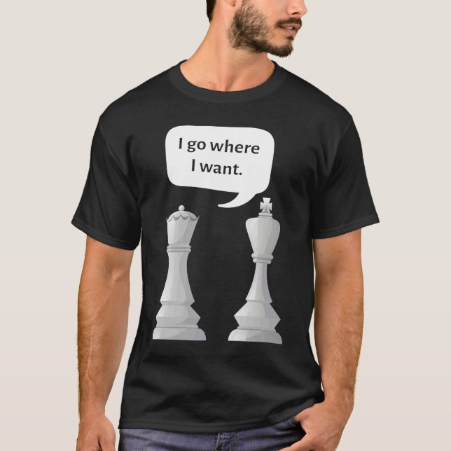 Funny corny dad joke design for chess players t shirt (Framsida)