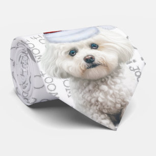 Funny Coton de Tulear jul Hund älskare Slips