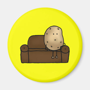 Funny couch-potatis magnet