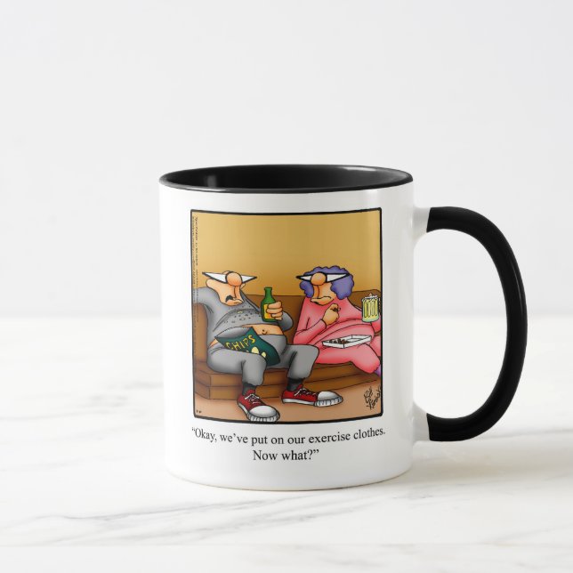 Funny Couch Potato Couple Humor Mugg Gift (Höger)