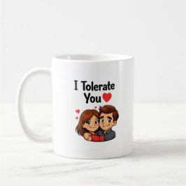 Funny Couple, Cute Love, Valentine’s Day Gift  Kaffemugg