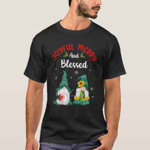 Funny Couple Gnomes God jul Gnomes Älskare M T Shirt