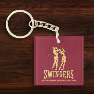 Funny Couples Anpassningsbar Golf Gift Matching