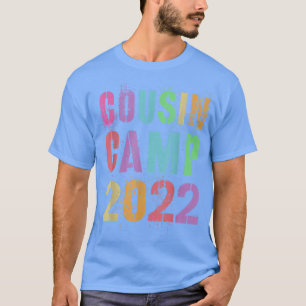 Funny COUSIN CAMP 2022 Grandma Grandpa Summer Camp T Shirt