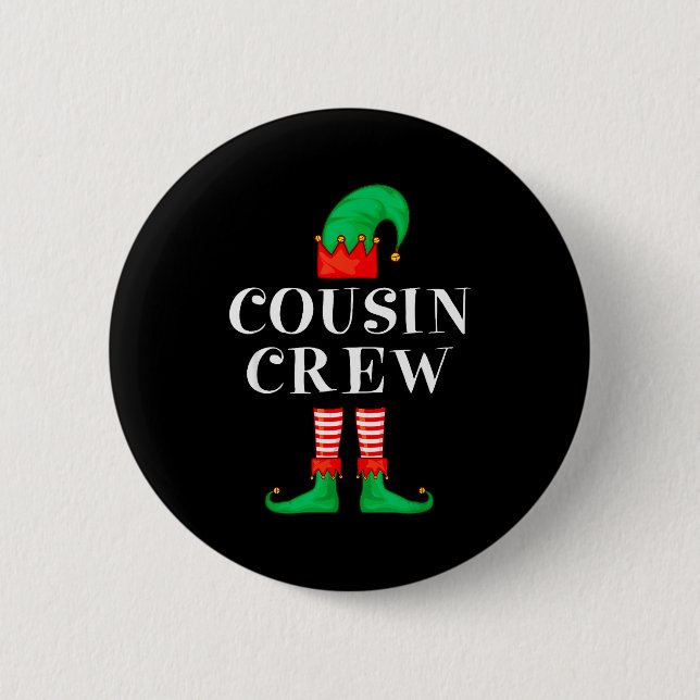 Funny Cousin Crew Elf Christmas Elf Cousin Sweater Knapp (Framsida)