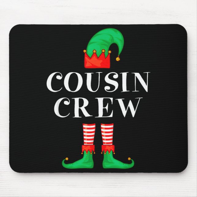 Funny Cousin Crew Elf Christmas Elf Cousin Sweater Musmatta (Framsidan)