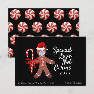 Funny Covid-julen Pepparkaksgubbe Hälsning