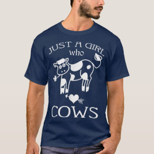 Funny Cow Älskare Jordbrukare marknadsför ekologis T Shirt