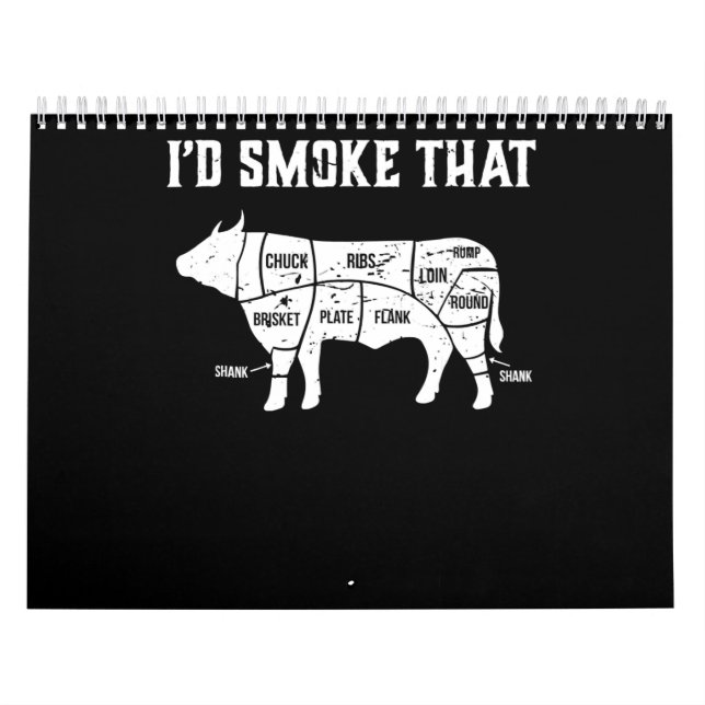 Funny Cow Bbq Pit Master Gift Kalender (Omslag)