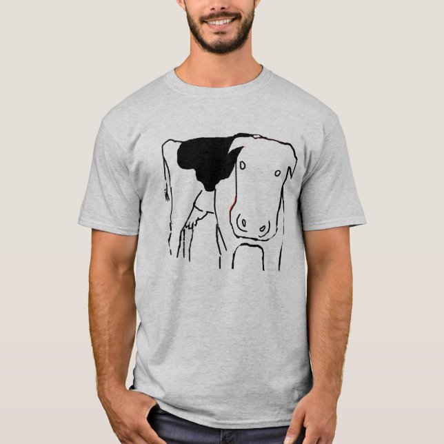 Funny Cow Dairy Farm Tee Shirt (Framsida)