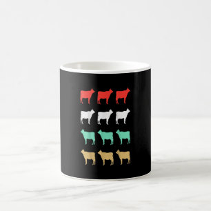 Funny Cow Gift Idea Cow Animal Farm Gift Magisk Mugg
