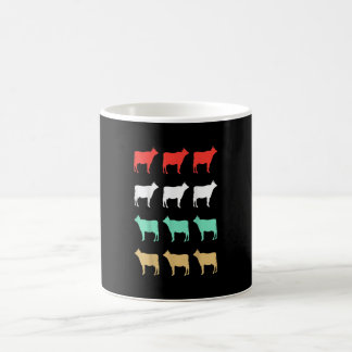 Funny Cow Gift Idea| Cow Animal Farm Gift Magisk Mugg