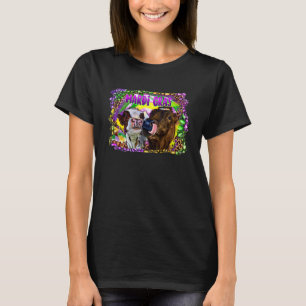 Funny Cow Heifers Mardi Gras Carnival Farm Animal T Shirt