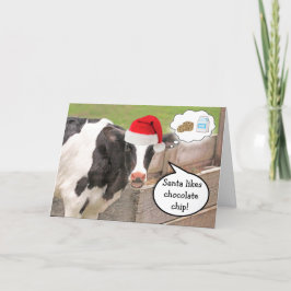 Funny Cow-julråd Helgkort