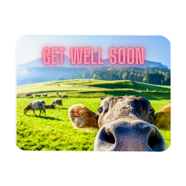 Funny Cow kommer snart Magnet (Horisontell)
