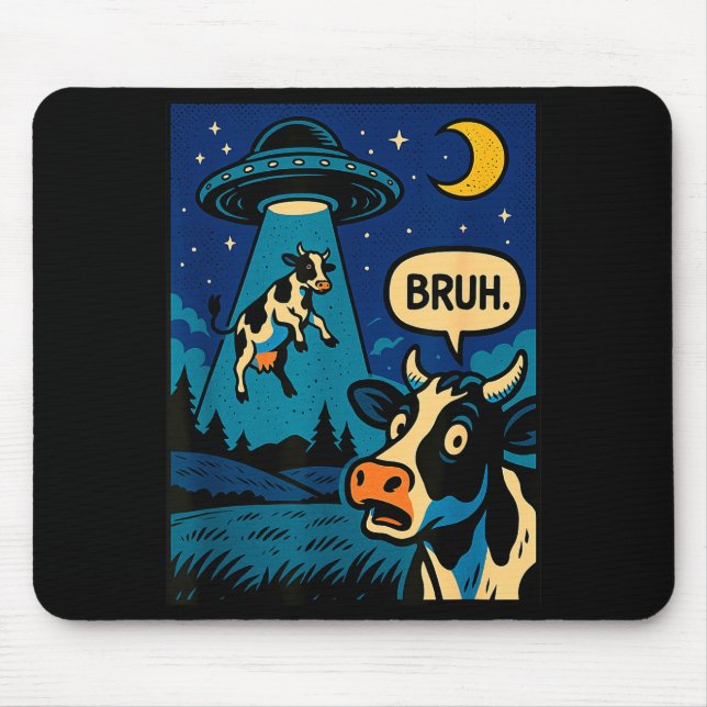 Funny Cow Meme Ufo Alien Zoo Boys Girls Kids  Musmatta (Framsidan)