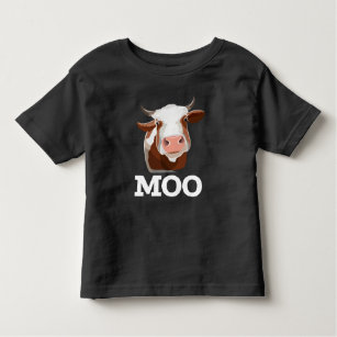 Funny Cow Moo Farm Animal Humor T Shirt