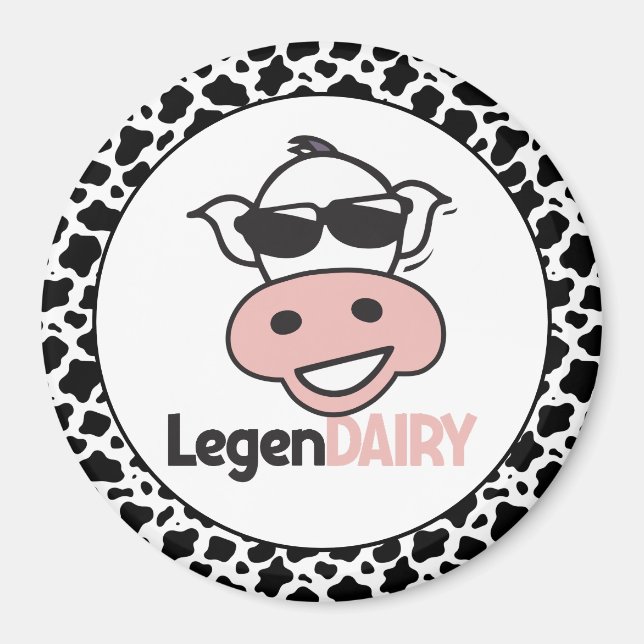 Funny Cow Pun Magnet (Framsidan)