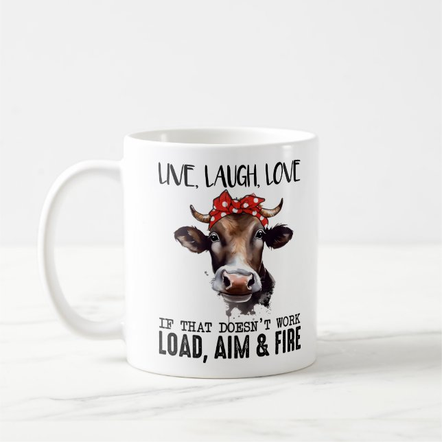 Funny Cow Say Kaffemugg (Vänster)