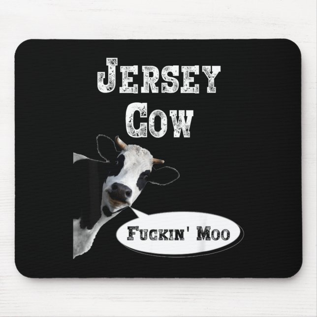 Funny Cow Shirt New Jersey Cow Lover Farm Animal R Musmatta (Framsidan)