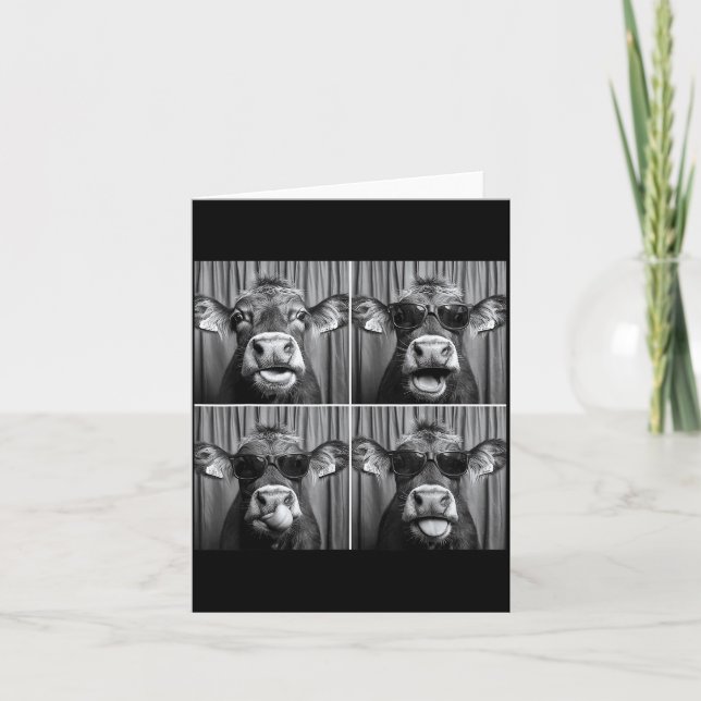 Funny Cow Sungles  Kort (Framsida)