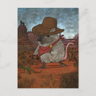 Funny Cowboy Birthday Vykort