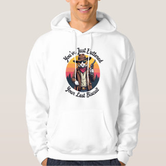 Funny Cowboy Cat | Du har just blivit slagen Hoodie