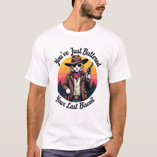 Funny Cowboy Cat | Du har just blivit slagen T Shirt