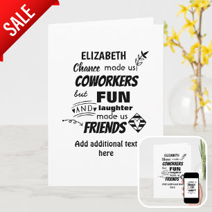 Funny COWORKER Lämnar Goodluck Adjö Friend Kort