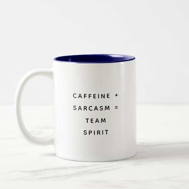 Funny Coworker Quotes Office Humor Gift Mug Två-Tonad Mugg (Vänster)