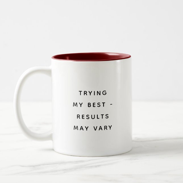 Funny Coworker Quotes Office Humor Gift Mug Två-Tonad Mugg (Vänster)