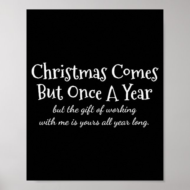 Funny Coworker Shirts And Uni-adults Blue Small Cl Poster (Framsidan)