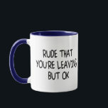 Funny Coworking Lämnar Farwell Adjö Mugg<br><div class="desc">Lustigt Coworking Lämnar Farwell Adjö,  går Away Gift för kollega eller är Pension Redo. Visa dem hur mycket du kommer att sakna honom eller henne. Underbar Gift-idé med roligt att säga.</div>