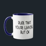 Funny Coworking Lämnar Farwell Adjö Mugg<br><div class="desc">Lustigt Coworking Lämnar Farwell Adjö,  går Away Gift för kollega eller är Pension Redo. Visa dem hur mycket du kommer att sakna honom eller henne. Underbar Gift-idé med roligt att säga.</div>