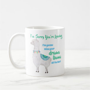 FUNNY Coworking Lämnar - Miss Din Drama Llama Kaffemugg