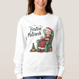Funny Cozy Matriarch Christmas T Shirt