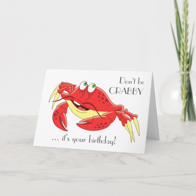 Funny Crab Kort (Framsida)