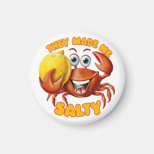 Funny Crab Magnet (Framsidan)